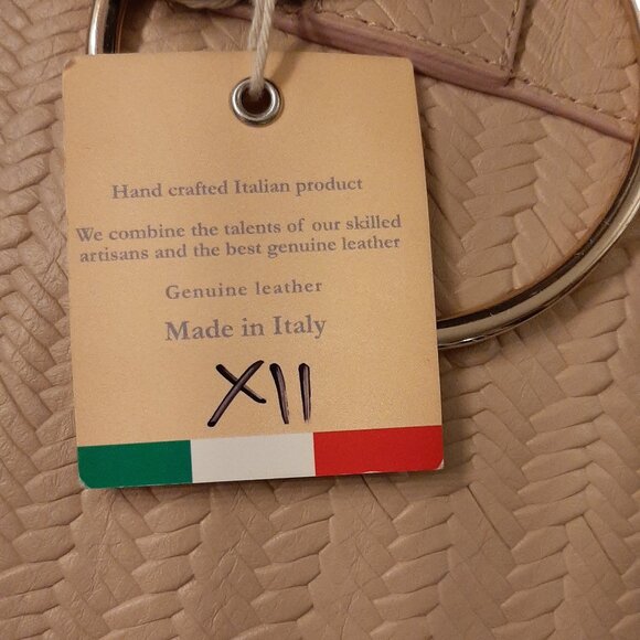 NWT Punto Fibbia 100% Italian Leather Crossbody/Clutch Purse - Picture 5 of 9